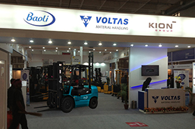 Baoli joint VOLTAS attend exhibition CeMAT India